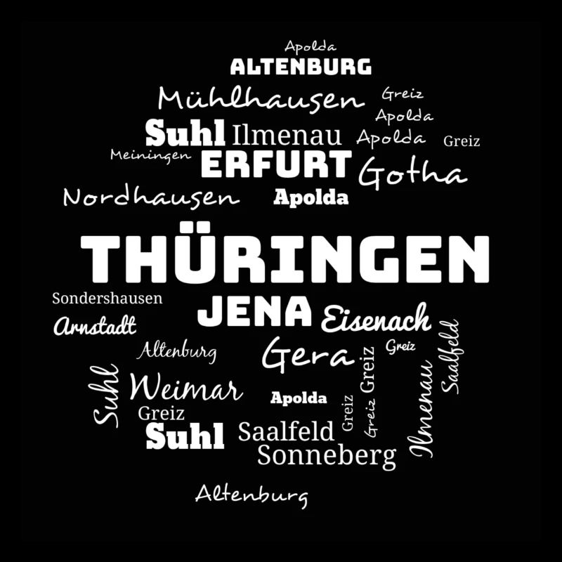 Thüringen Städte Geschenk