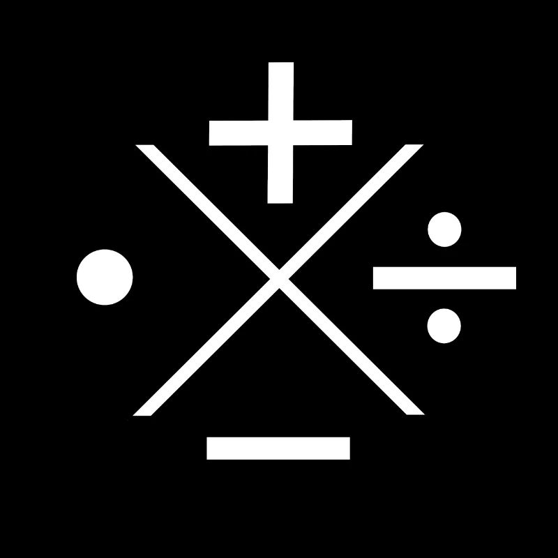 Math Symbol Plus Genius Physicist Nerd Gift