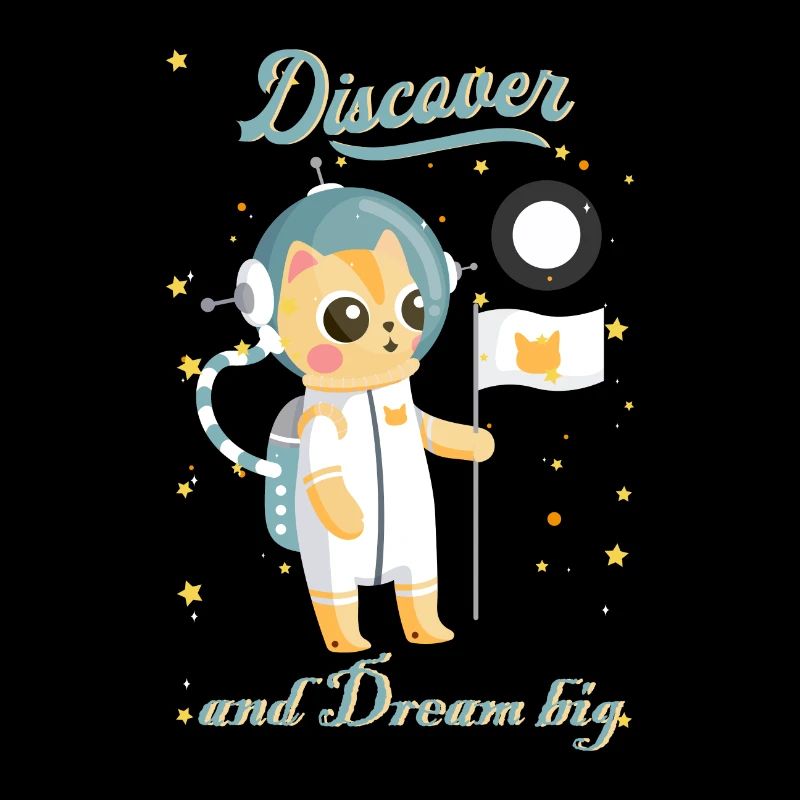 conception mignonne de chats astronautes