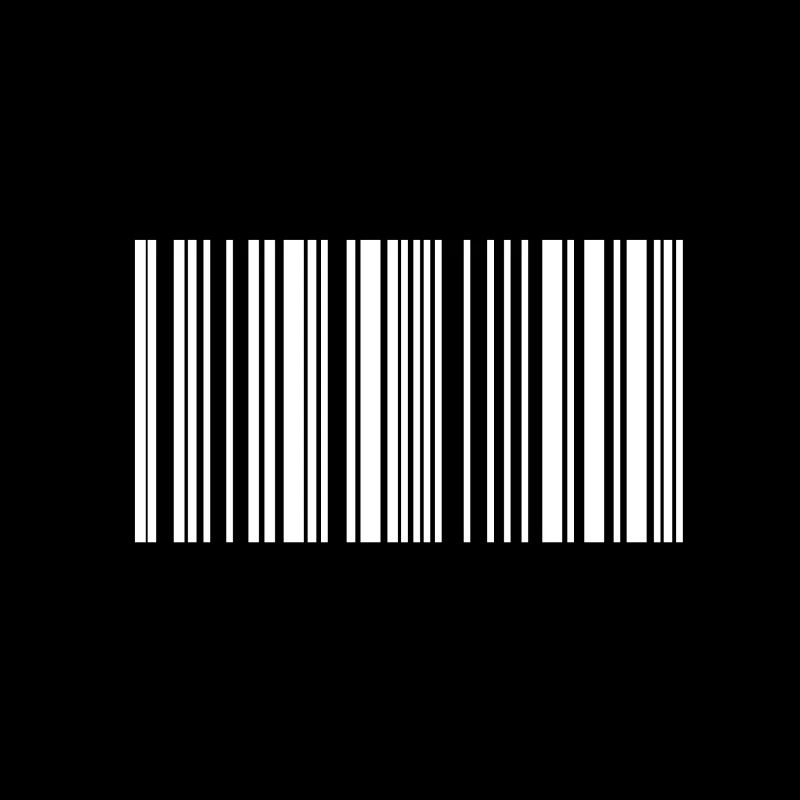 Barcode Strichcode weiss