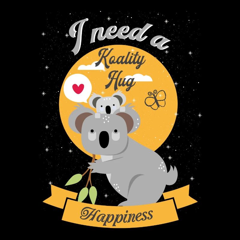 Conception de koala mignon