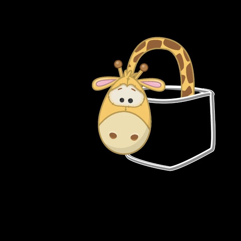 Giraffe Tasche - Stofftier, Plüschtier, Geschenk