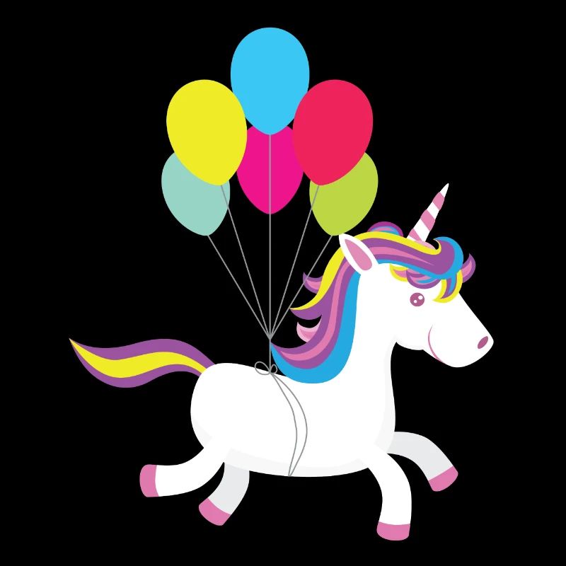 La Licorne décolle avec des ballons