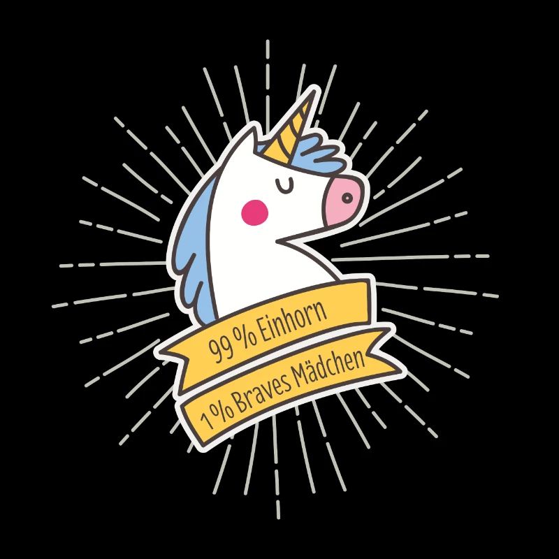 Einhorn Braves Mädchen