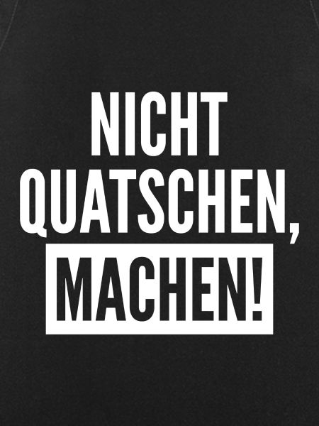 Nicht Quatschen Machen Geschenk