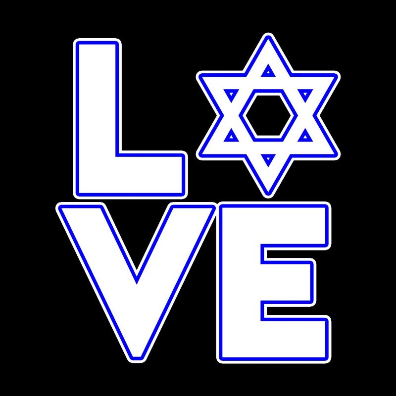 Hanoukka juive avec l’étoile de David - Love