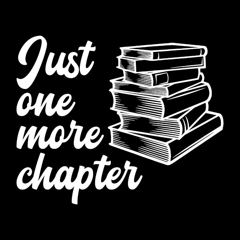 Just one more Chapter Buch Bücherwurm Geschenk