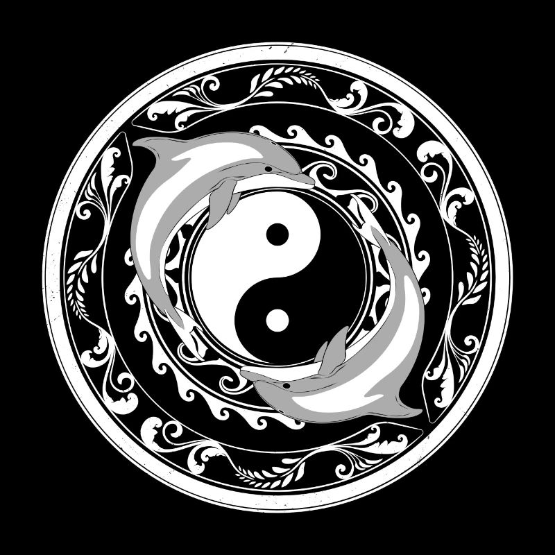 Dauphins Yin Yang