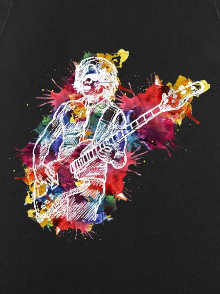 Abstract guitar art