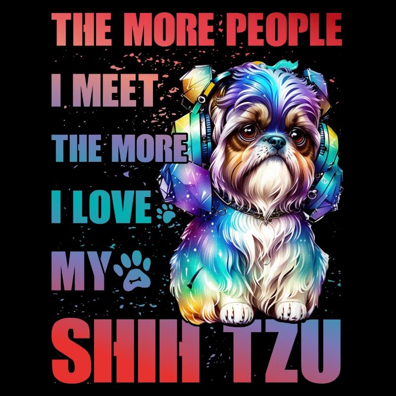 Plus je rencontre de gens, plus j’aime mon Shih Tzu