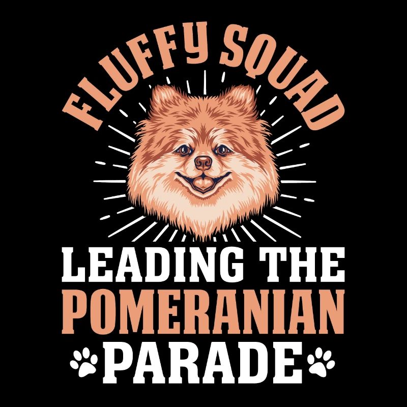 Fluffy Squad leading the Pomeranian Parade
