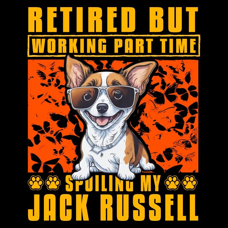Retraité mais travaillant à temps partiel Jack Russell