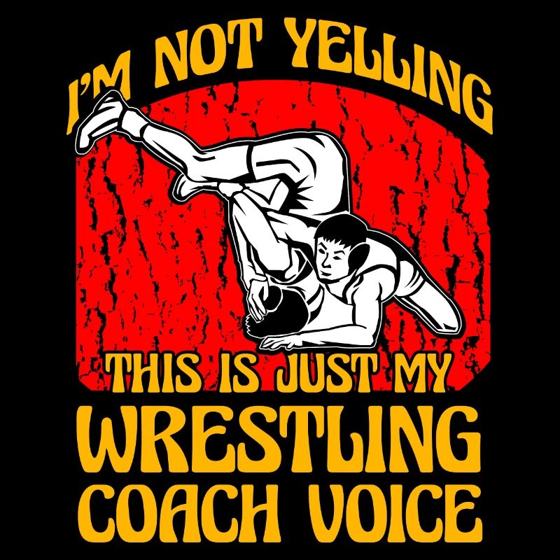 Je ne crie pas que c’est ma voix d’entraîneur de lutte