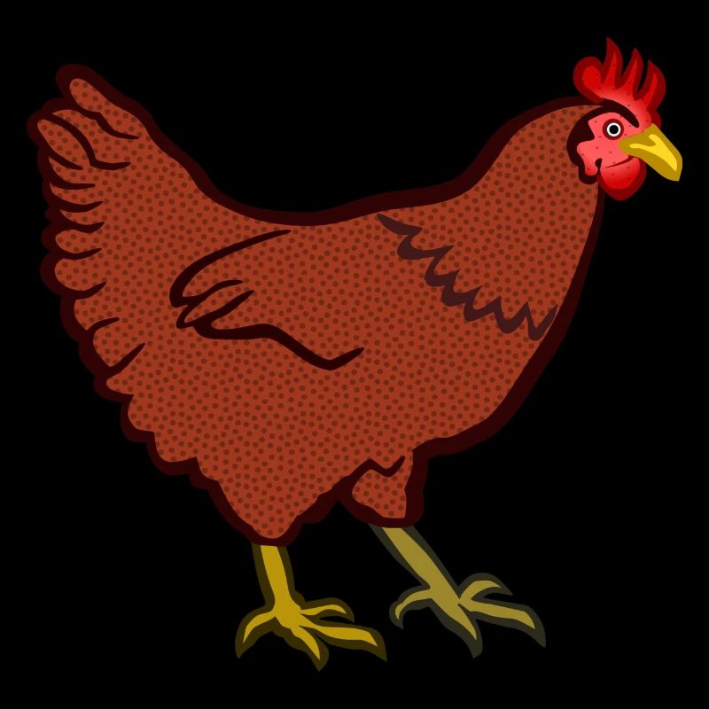 Ein Huhn