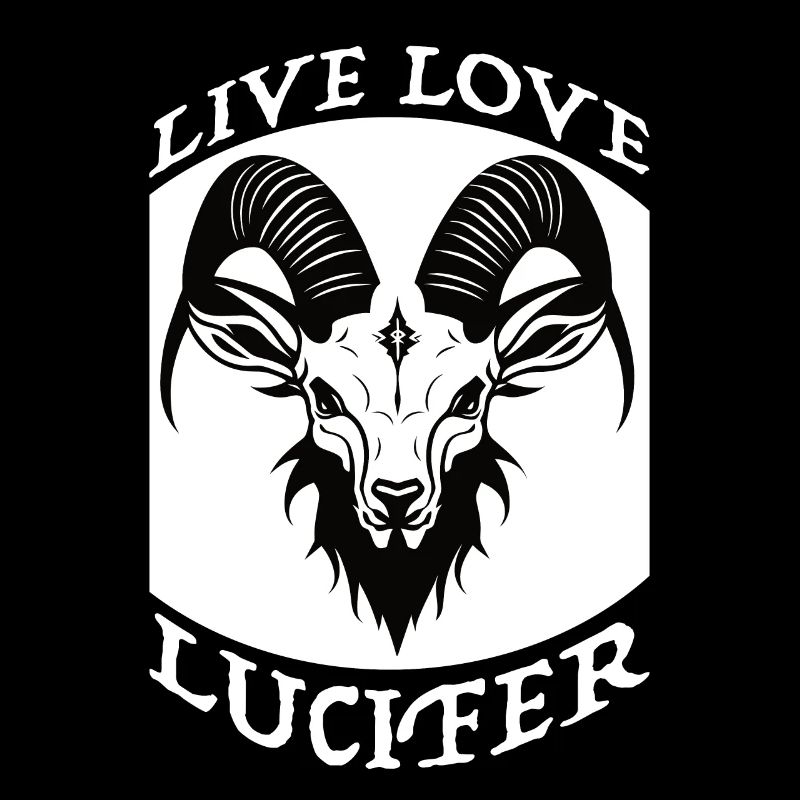 Occult Demon Lucifer goat Geschenkidee