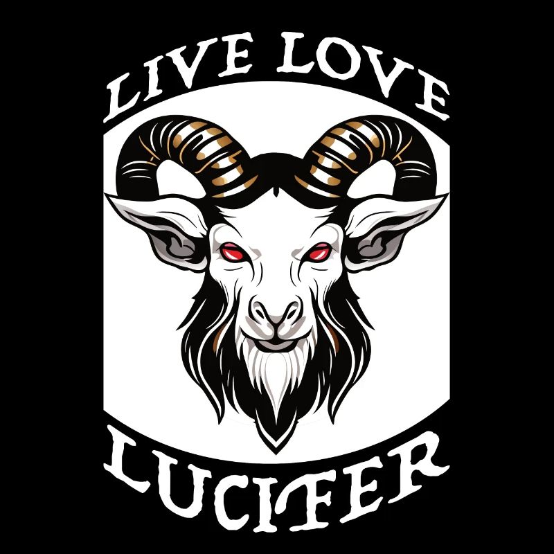 Occulte Demon Lucifer chèvre idée cadeau
