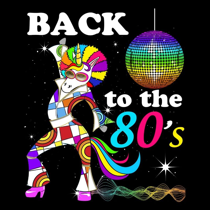 Generation 80er Jahre Vintage Einhorn