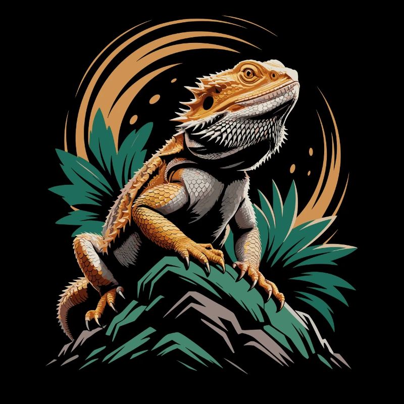 Bartagame Reptil Echse