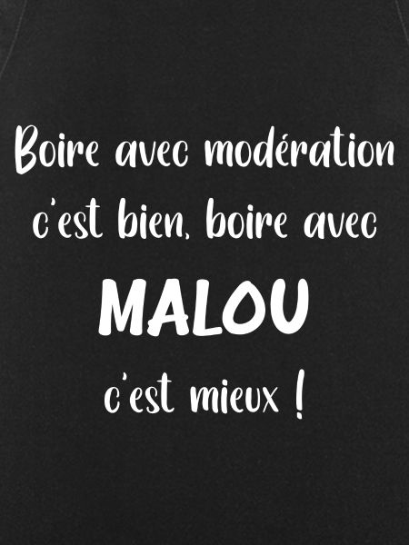 Boire avec malou
