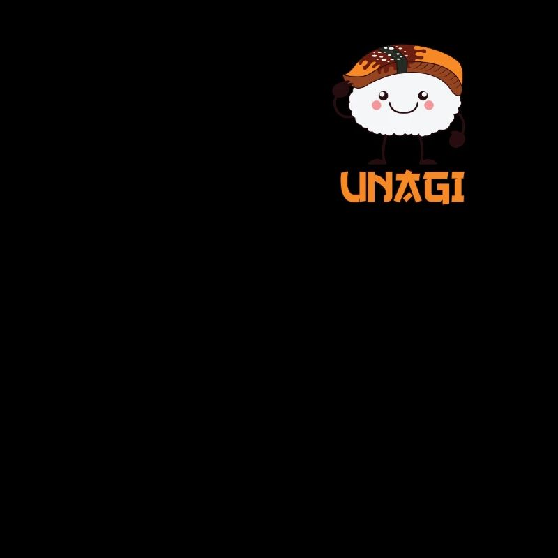 Unagi Funny Grilled Fish Comic Design