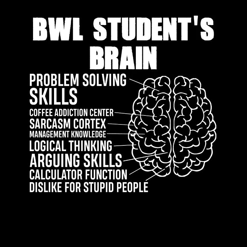 Business studies student's brain
