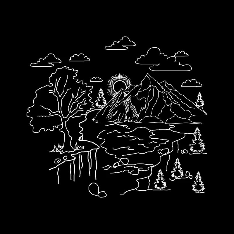 Paysage de mère nature