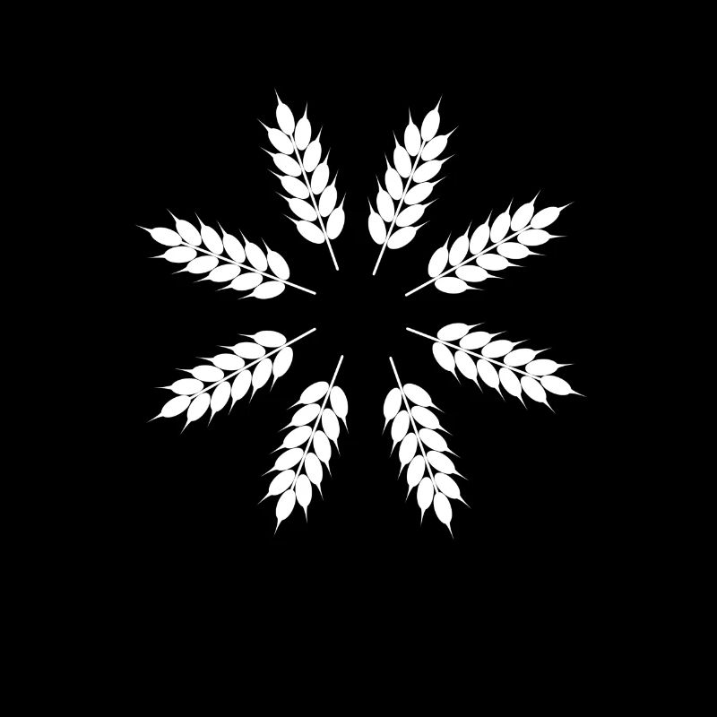 Grain farmer logo grain circle grain farmer