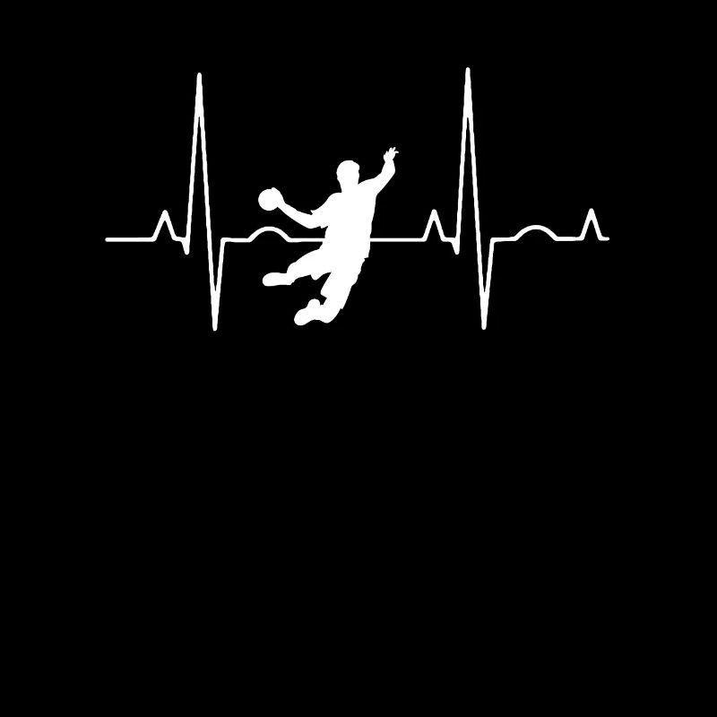 Handballer Heartbeat Coole Handball Geschenkidee