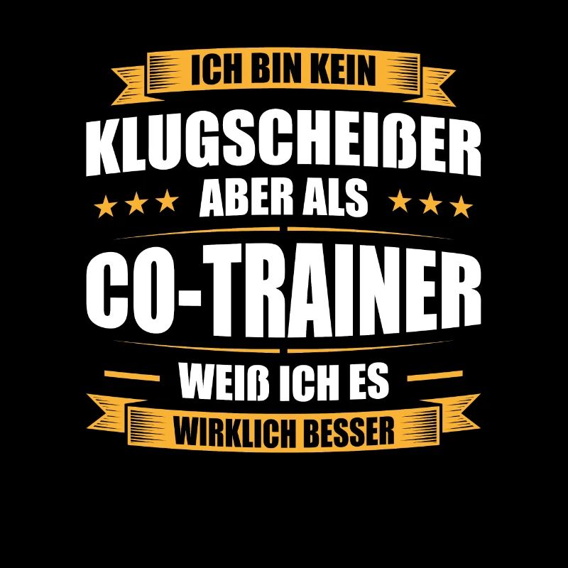 Kein Klugscheißer Co-Trainer weiß