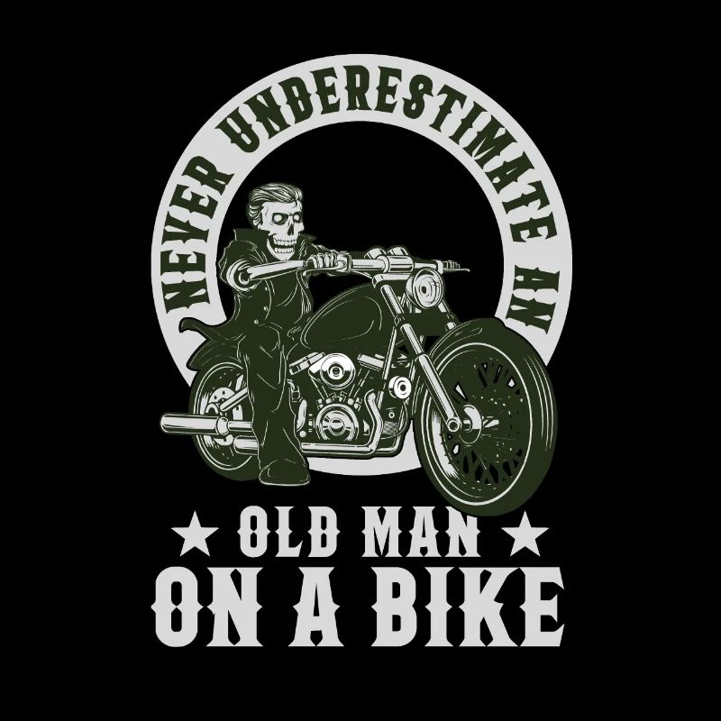 Cooles Biker Chopper Motorrad Geschenk