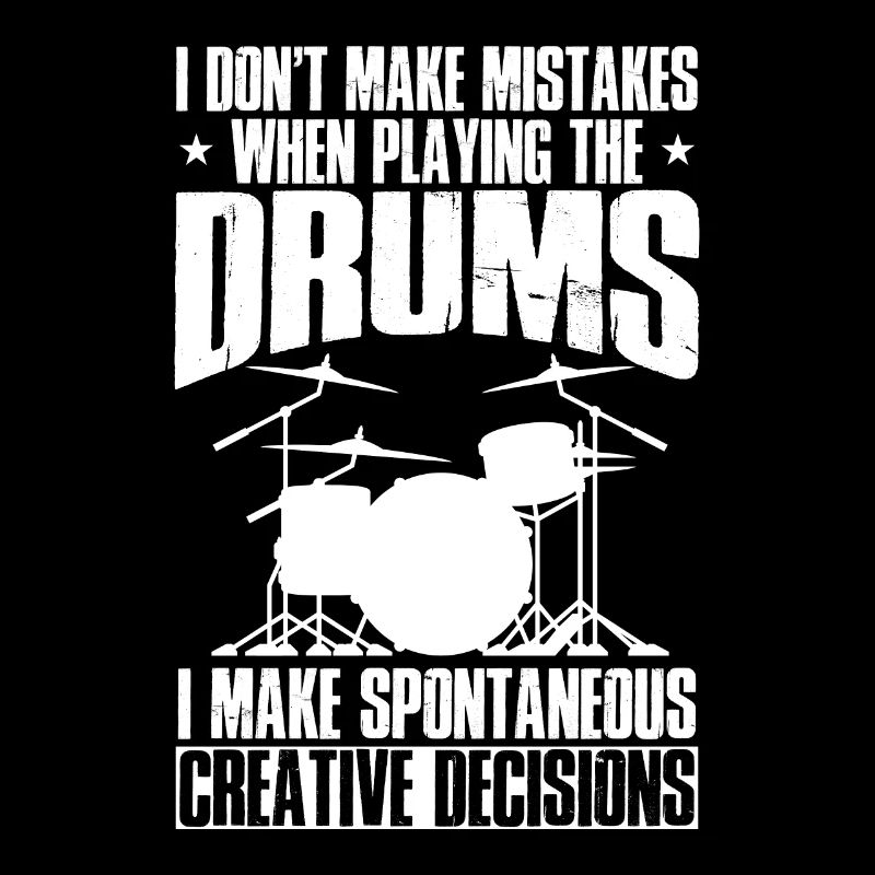 Cool drums musician drummer gift