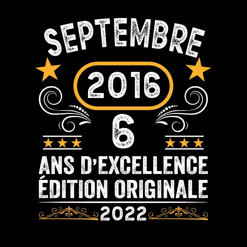 septembre 2016 6 ans