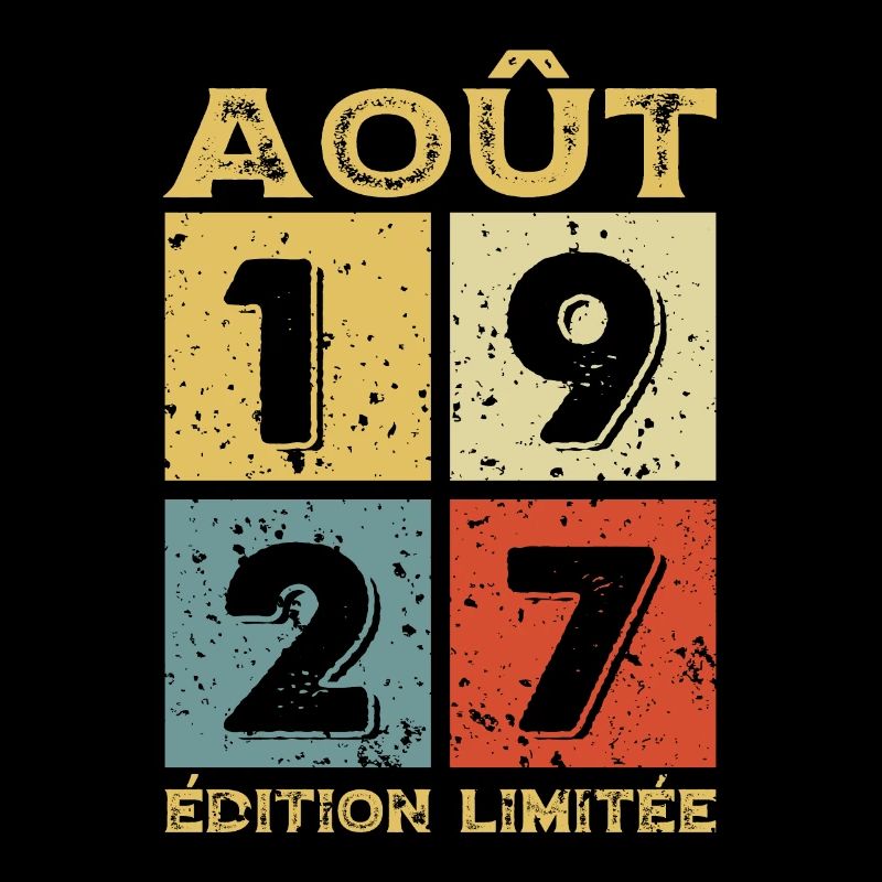 Août 1927 Original Idée Cadeau Anniversaire