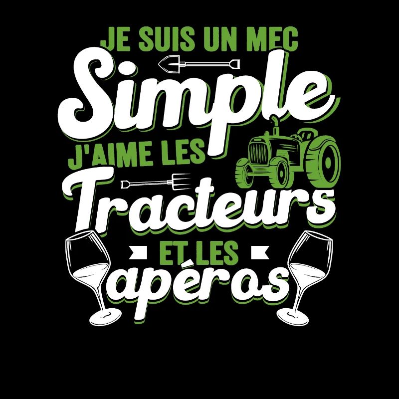 Mec Simple Qui Aime Les Tracteurs Et Les Apéros
