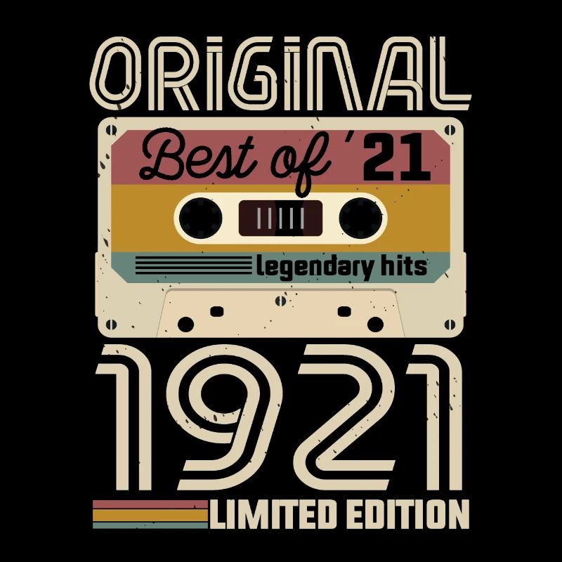 Vintage Geburtstag Original Geschenkidee 1921