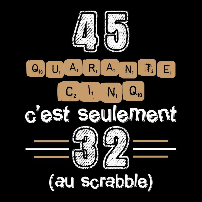 Anniversaire 45 ans, idée cadeau date de naissance