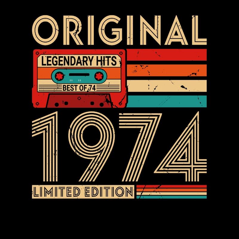 Vintage Original 1974 Geburtstag Geschenkidee