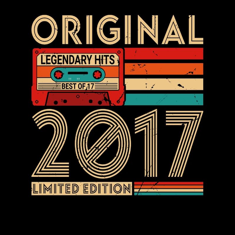 Original Vintage Geburtstag Geschenkidee 2017