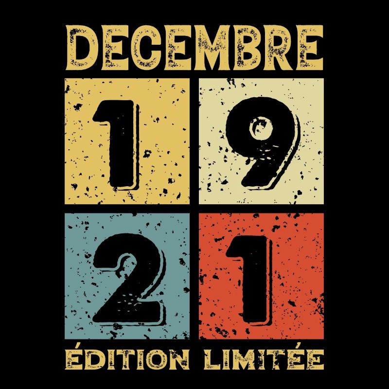 Vintage Geburtstagsgeschenkidee Dezember 1921