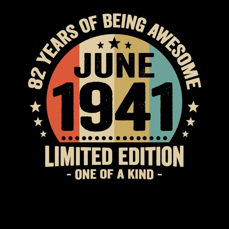 Juni 1941 82 Jahre alter Geburtstag Vintage Geschenkidee