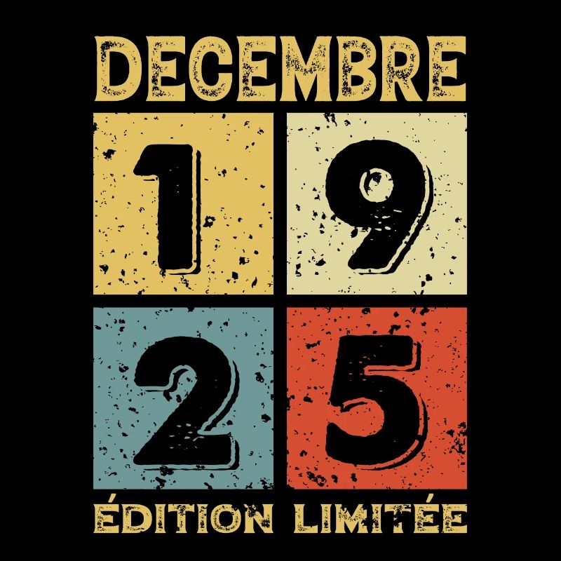 Anniversaire Vintage Idée Cadeau Décembre 1925