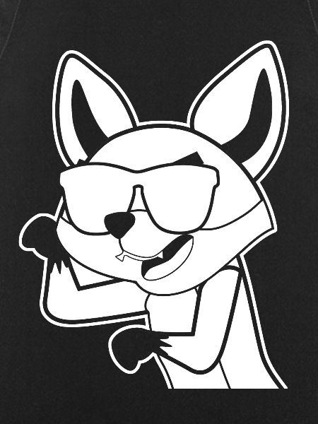 Fox with sunglasses