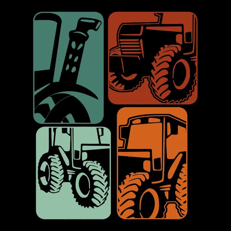 Tractor Retro Tractor Driver Tractor