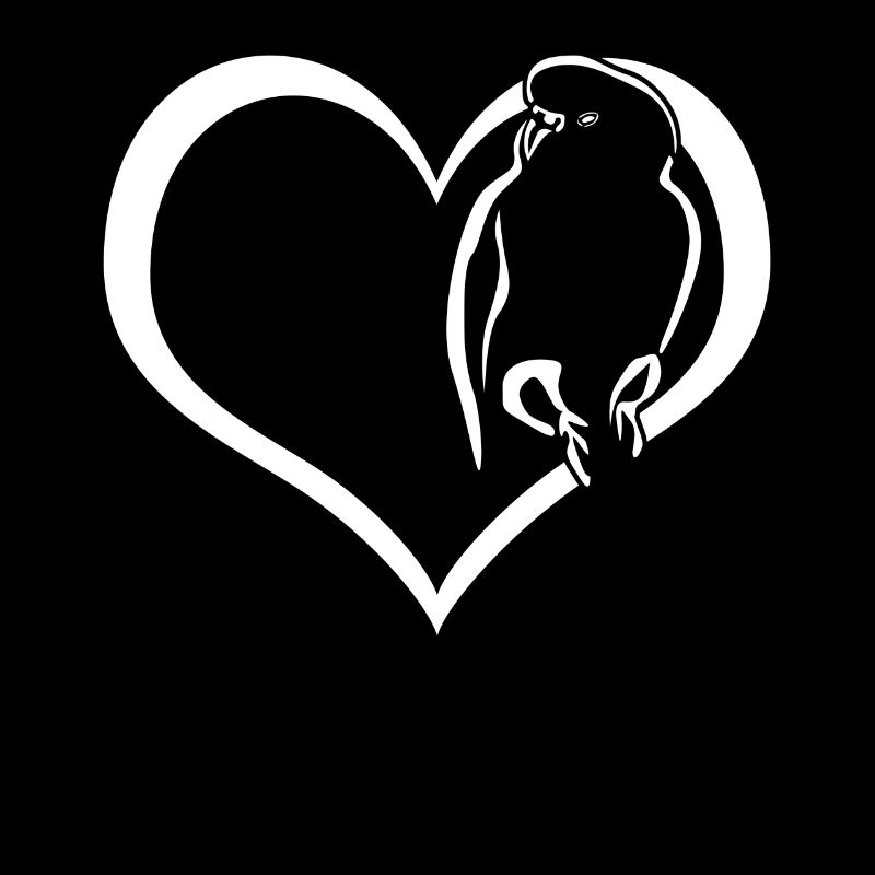 Budgerigar Heart Budgerigars