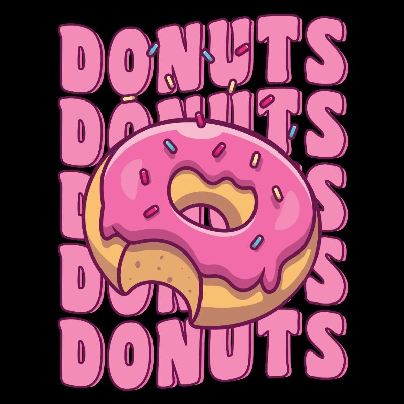 Groovy Pink Donut Squad streut Donut Lover