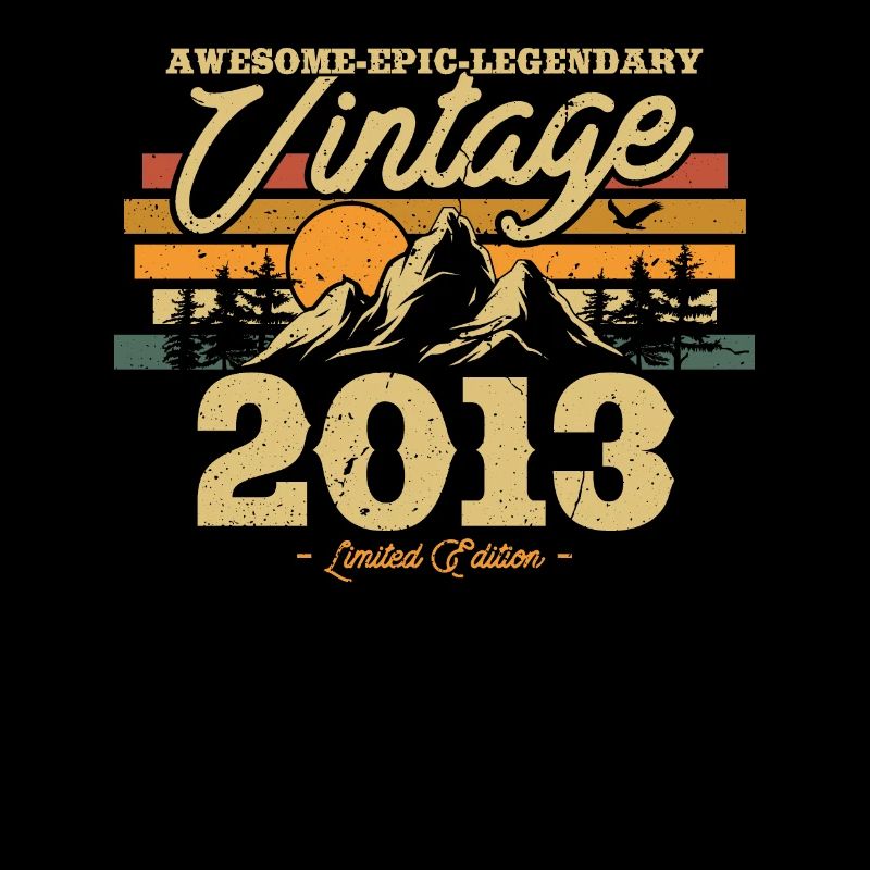 2013 Retro Jubiläum Geschenk