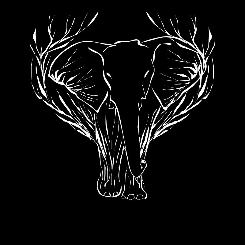 Éléphant Arbre Éléphant
