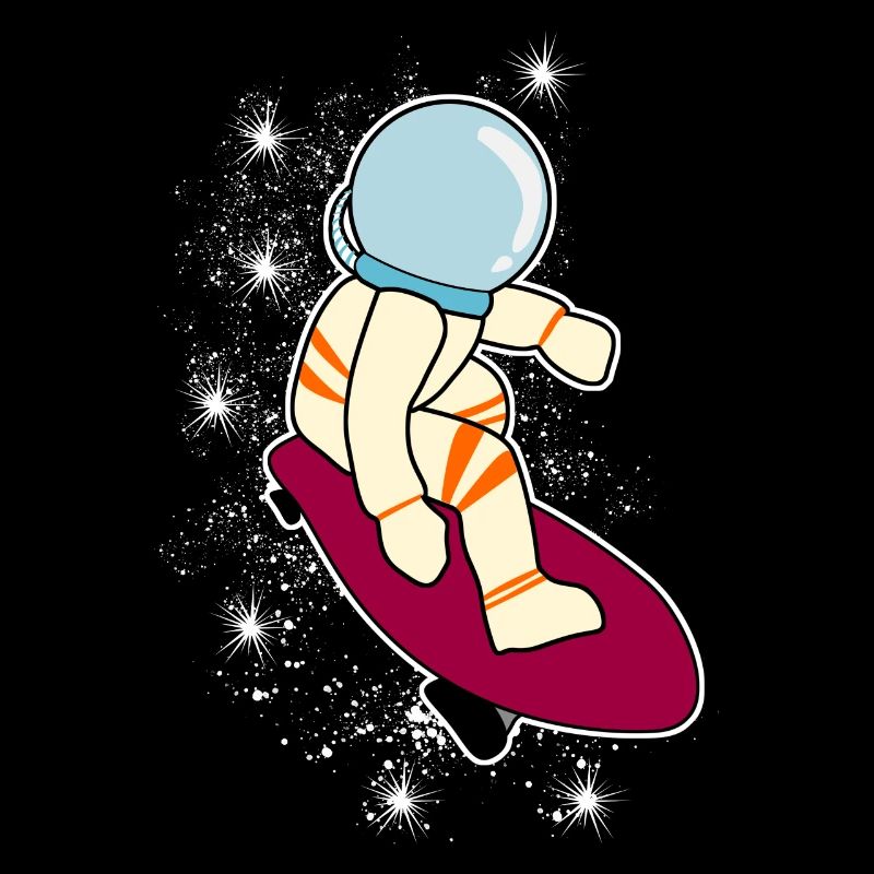 Longboarder Astronaut Longboard