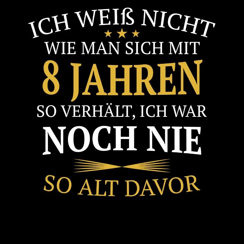Geschenk 8 Jahre Geburtstagskind