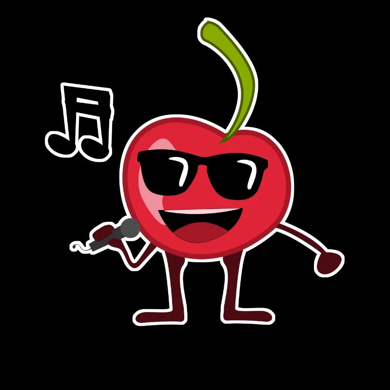 Cherry chante de la musique cerises